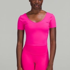 Sonic Pink Align Tee